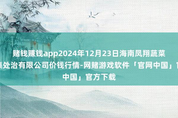 赌钱赚钱app2024年12月23日海南凤翔蔬菜批发市集处治有限公司价钱行情-网赌游戏软件「官网中国」官方下载